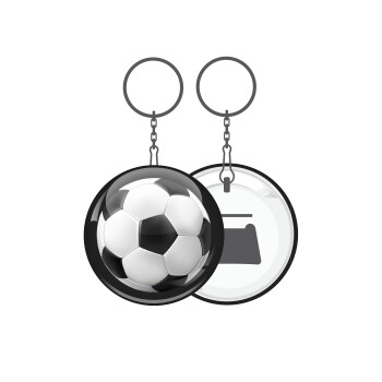 Soccer ball, Μπρελόκ μεταλλικό 5cm με ανοιχτήρι