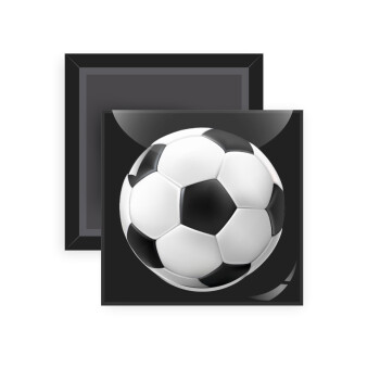 Soccer ball, Μαγνητάκι ψυγείου τετράγωνο διάστασης 5x5cm