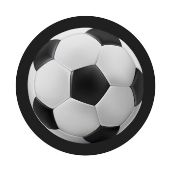 Soccer ball, Mousepad Round 20cm