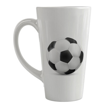 Soccer ball, Κούπα κωνική Latte Μεγάλη, κεραμική, 450ml
