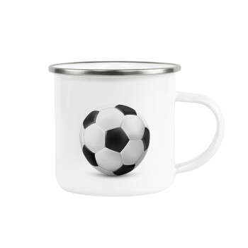 Μπάλα ποδοσφαίρου, Κούπα Μεταλλική εμαγιέ λευκη 360ml