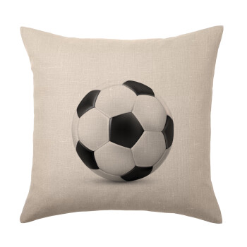 Soccer ball, Μαξιλάρι καναπέ ΛΙΝΟ 40x40cm περιέχεται το  γέμισμα