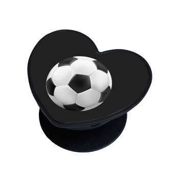 Soccer ball, Phone Holders Stand  καρδιά Μαύρο Βάση Στήριξης Κινητού στο Χέρι