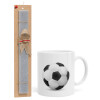 Easter Set, Ceramic Cup (330ml) & Easter aromatic flat candle (30cm) (GRAY)