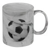 Mug ceramic marble style, 330ml