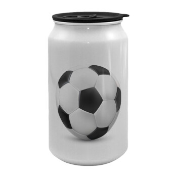 Μπάλα ποδοσφαίρου, Κούπα ταξιδιού μεταλλική με καπάκι (tin-can) 500ml