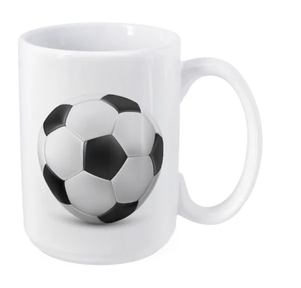 Soccer ball — Mega mug, ceramic, 450ml