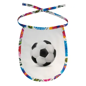 Μπάλα ποδοσφαίρου, Σαλιάρα μωρού αλέκιαστη με κορδόνι Χρωματιστή