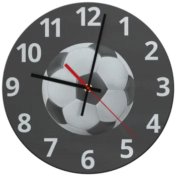 Soccer ball, Ρολόι τοίχου γυάλινο (30cm)
