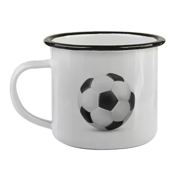 Soccer ball, Κούπα εμαγιέ με μαύρο χείλος 360ml