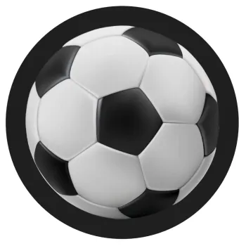 Soccer ball, Mousepad Round 20cm