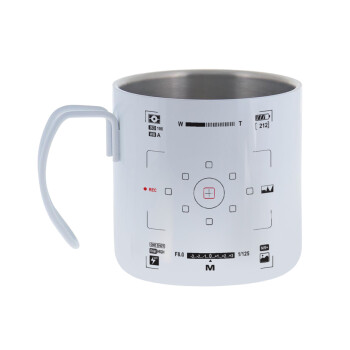 Camera viewfinder, Mug Stainless steel double wall 400ml