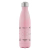 Metal mug thermos Pink Iridiscent (Stainless steel), double wall, 500ml