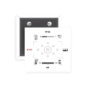 Camera viewfinder, Κονκάρδα παραμάνα τετράγωνη 5x5cm