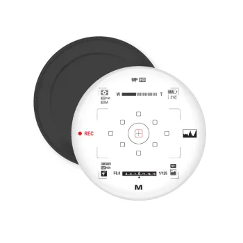 Camera viewfinder, Μαγνητάκι ψυγείου στρογγυλό διάστασης 5cm