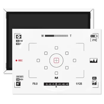 Camera viewfinder, Ορθογώνιο μαγνητάκι ψυγείου διάστασης 9x6cm