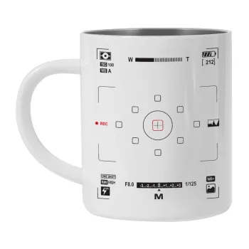 Camera viewfinder, Mug Stainless steel double wall 300ml