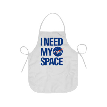 I need my space, Chef Apron Short Full Length Adult (63x75cm)