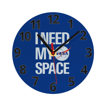I need my space, Ρολόι τοίχου γυάλινο (20cm)