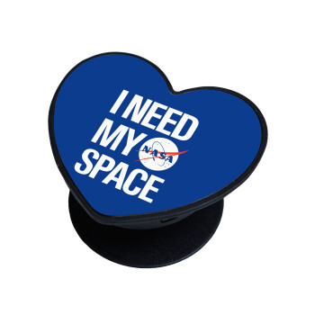 I need my space, Phone Holders Stand  καρδιά Μαύρο Βάση Στήριξης Κινητού στο Χέρι