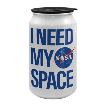 I need my space, Κούπα ταξιδιού μεταλλική με καπάκι (tin-can) 500ml