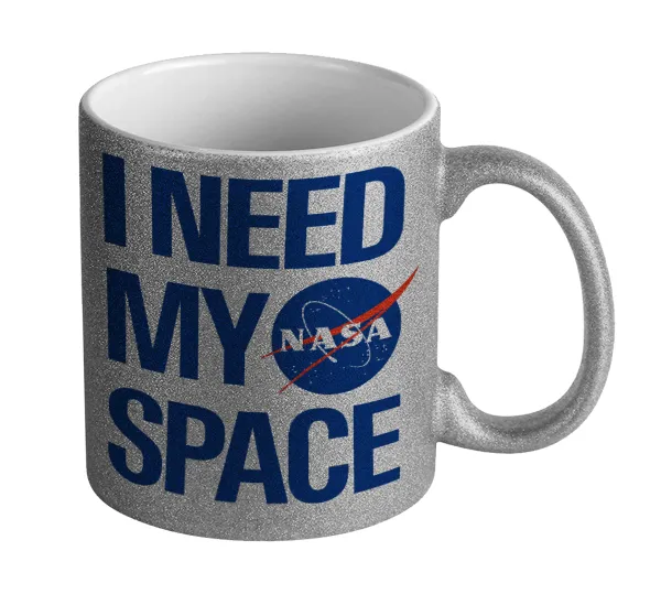 I need my space — Glitter Ασημένια