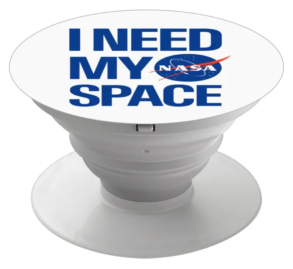 I need my space — Phone Holders Stand  White Hand-held Mobile Phone Holder