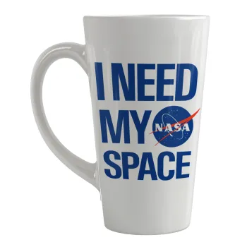 I need my space, Κούπα κωνική Latte Μεγάλη, κεραμική, 450ml