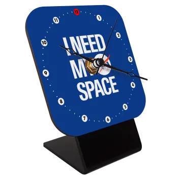 I need my space, Επιτραπέζιο ρολόι ξύλινο με δείκτες (10cm)