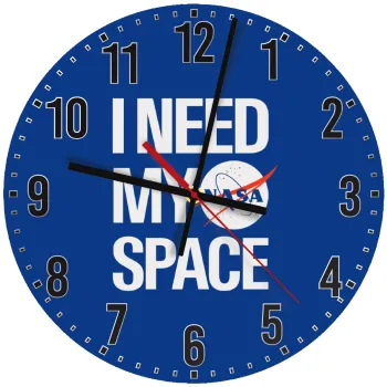 I need my space, Ρολόι τοίχου ξύλινο (30cm)