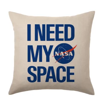 I need my space, Μαξιλάρι καναπέ ΛΙΝΟ 40x40cm περιέχεται το  γέμισμα
