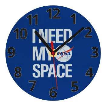 I need my space, Ρολόι τοίχου γυάλινο (20cm)