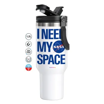 I need my space, Mega Stainless steel Tumbler with lid, double wall 1,2L