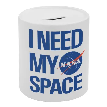 I need my space, Κουμπαράς πορσελάνης με τάπα