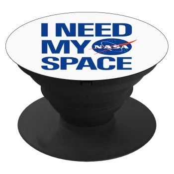 I need my space, Phone Holders Stand  Black Hand-held Mobile Phone Holder