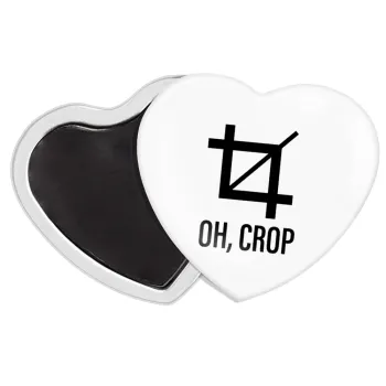 Oh Crop, Μαγνητάκι καρδιά (57x52mm)