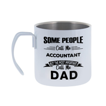 Some people call me accountant, Mug Stainless steel double wall 400ml