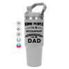 GREY color, 890ml (30oz) stainless Steel Tumbler with Handle