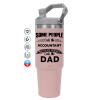 Pink color, 890ml (30oz) stainless Steel Tumbler with Handle