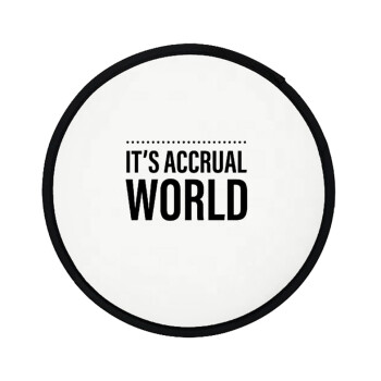 It's an accrual world, Βεντάλια υφασμάτινη αναδιπλούμενη με θήκη (20cm)