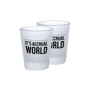 It's an accrual world, 