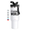 Mega Stainless steel Tumbler with lid, double wall 1,2L