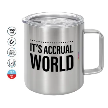 It's an accrual world, Mug Stainless steel double wall 300ml