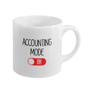 ACCOUNTANT MODE ON, Κουπάκι κεραμικό, για espresso 150ml