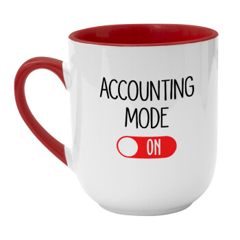 ACCOUNTANT MODE ON, Κούπα κεραμική tapered 260ml