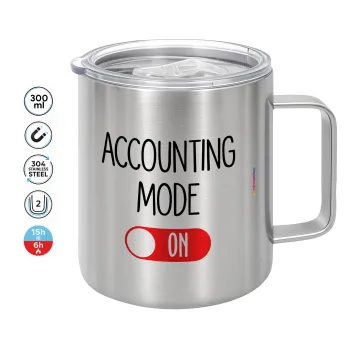 ACCOUNTANT MODE ON, Mug Stainless steel double wall 300ml