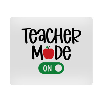 Teacher mode ON, Mousepad ορθογώνιο 23x19cm