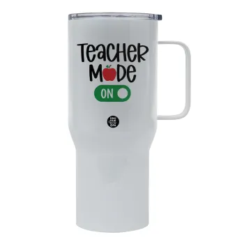 Teacher mode ON, Tumbler με καπάκι, διπλού τοιχώματος (θερμό) 750L