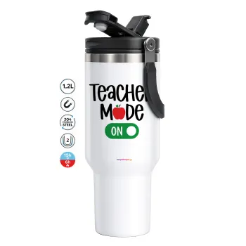 Teacher mode ON, Mega Stainless steel Tumbler with lid, double wall 1,2L