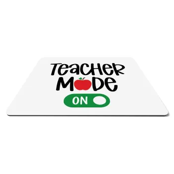 Teacher mode ON, Mousepad ορθογώνιο 27x19cm